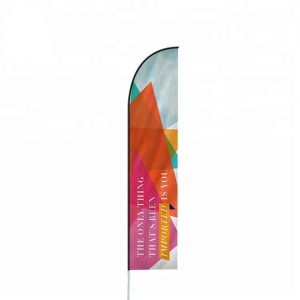 promotion feather beach flag