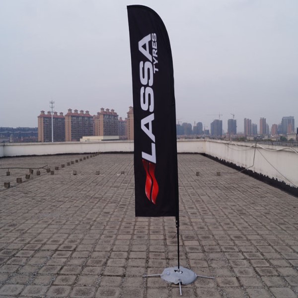 Polyester feather flag