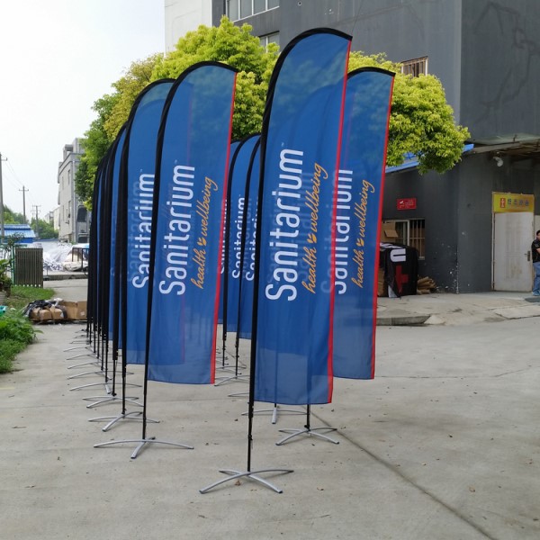 Trade Show Feather Beach Flag