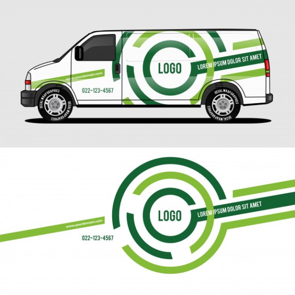 Custom van sticker