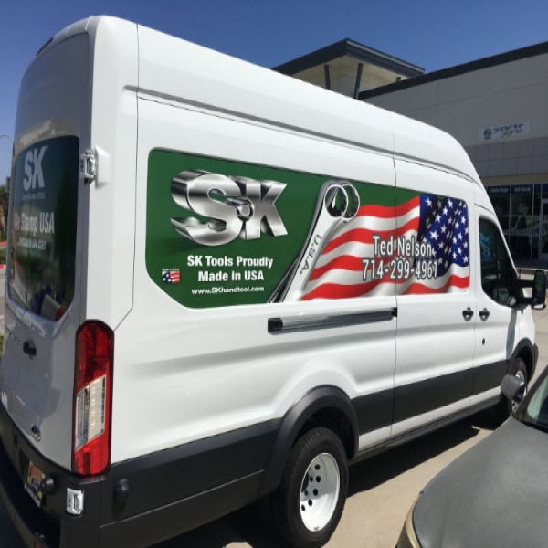 Decorative van sticker