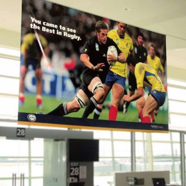 Custom indoor banner