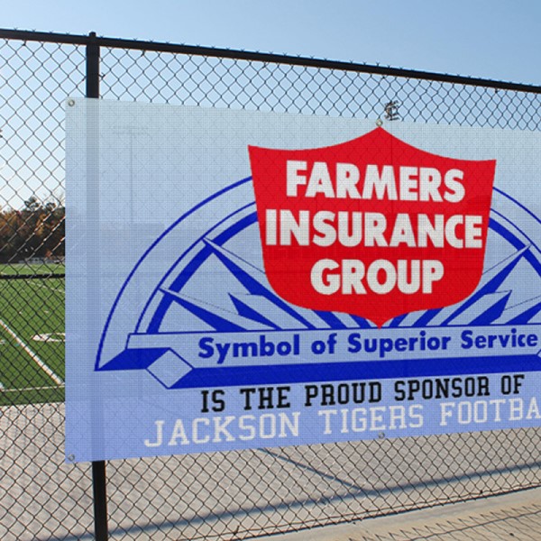 high quality mesh banner