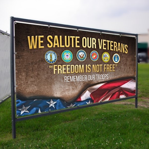 Outdoor promotional banner