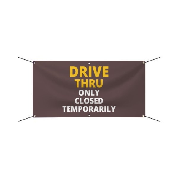 Outdoor flex banner