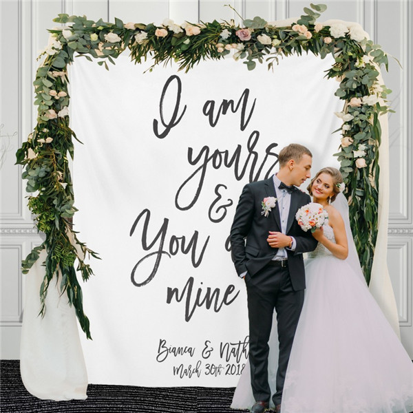 Fabric wedding backdrops