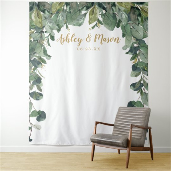 Custom wedding backdrop