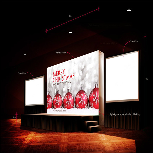 Cheap price stage backdrop